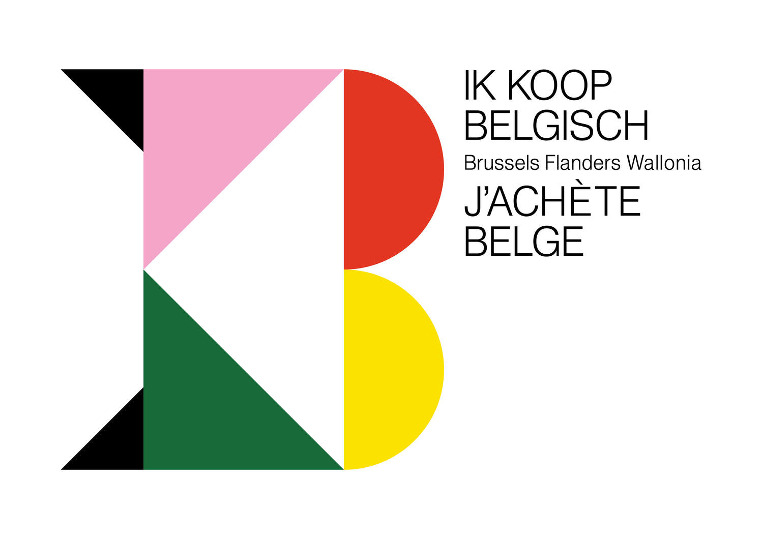 Logo Ik koop Belgisch J'achete Belge