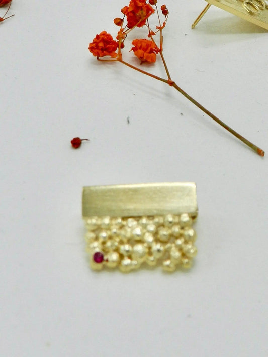 The Textile Tease Brooch - Gallery 79 – Jewellery Art & Design